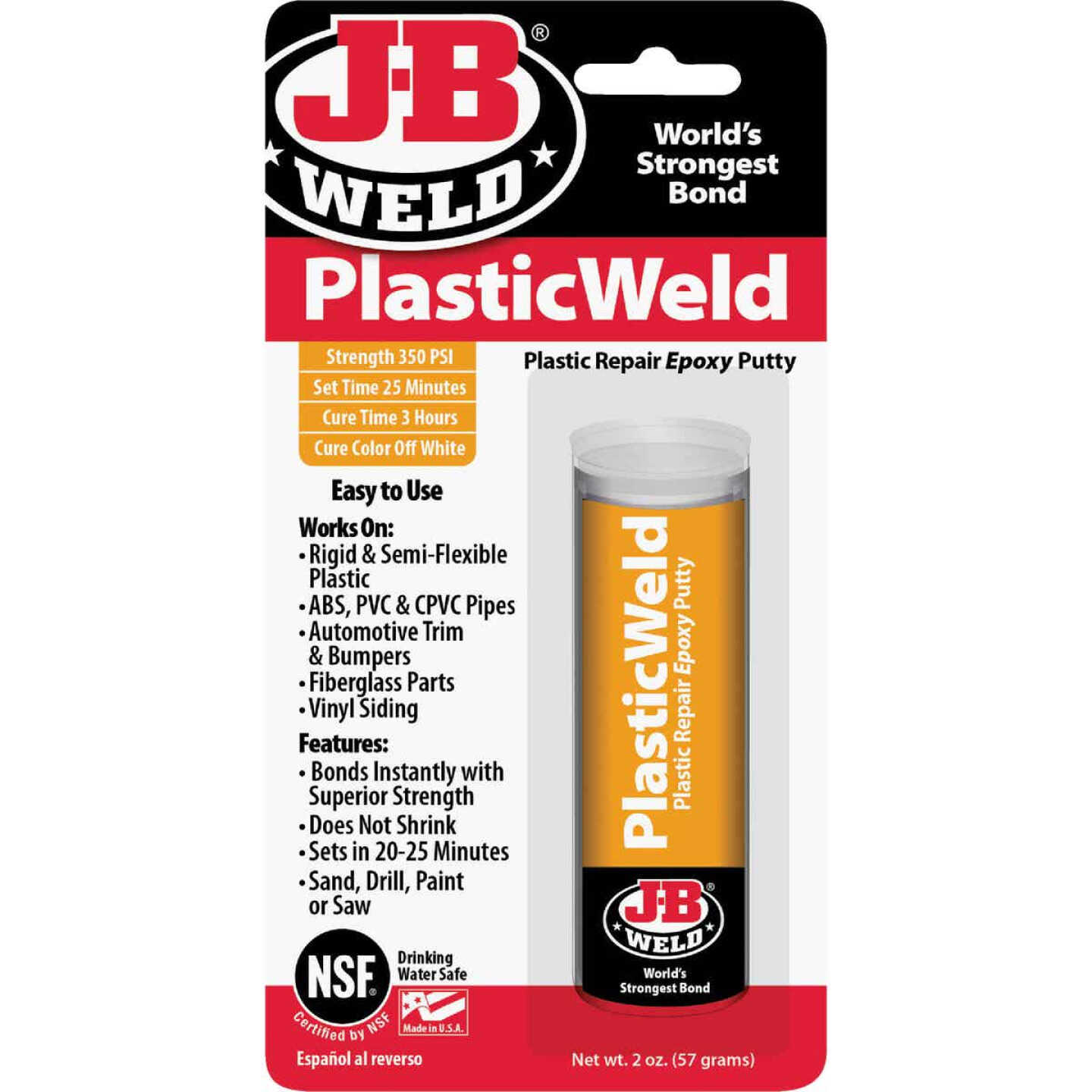 J-B Weld 2 Oz. PlasticWeld Epoxy Putty - Anderson Lumber