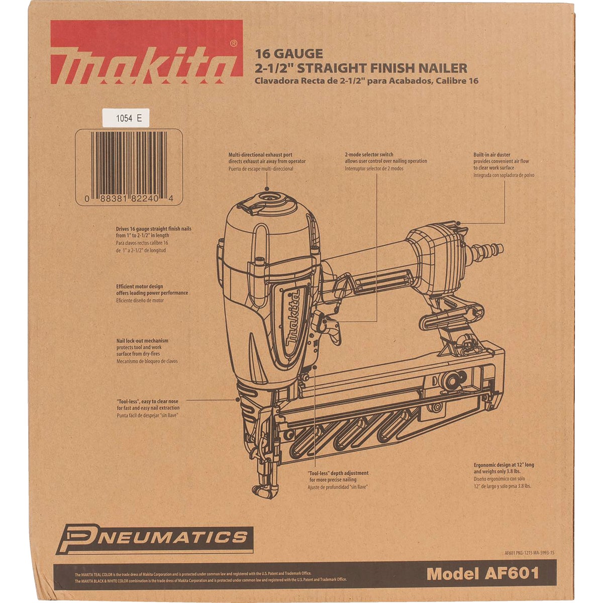 Makita 16 gauge nailer hot sale