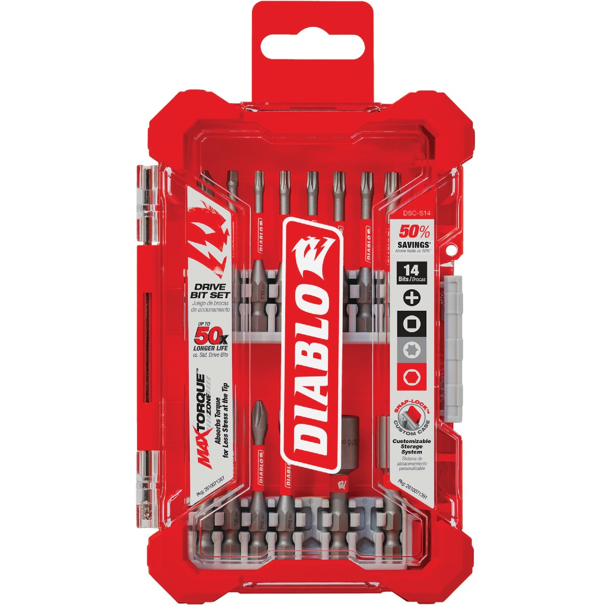 Diablo 14-Piece Impact Screwdriver Bit Set - Anderson Lumber