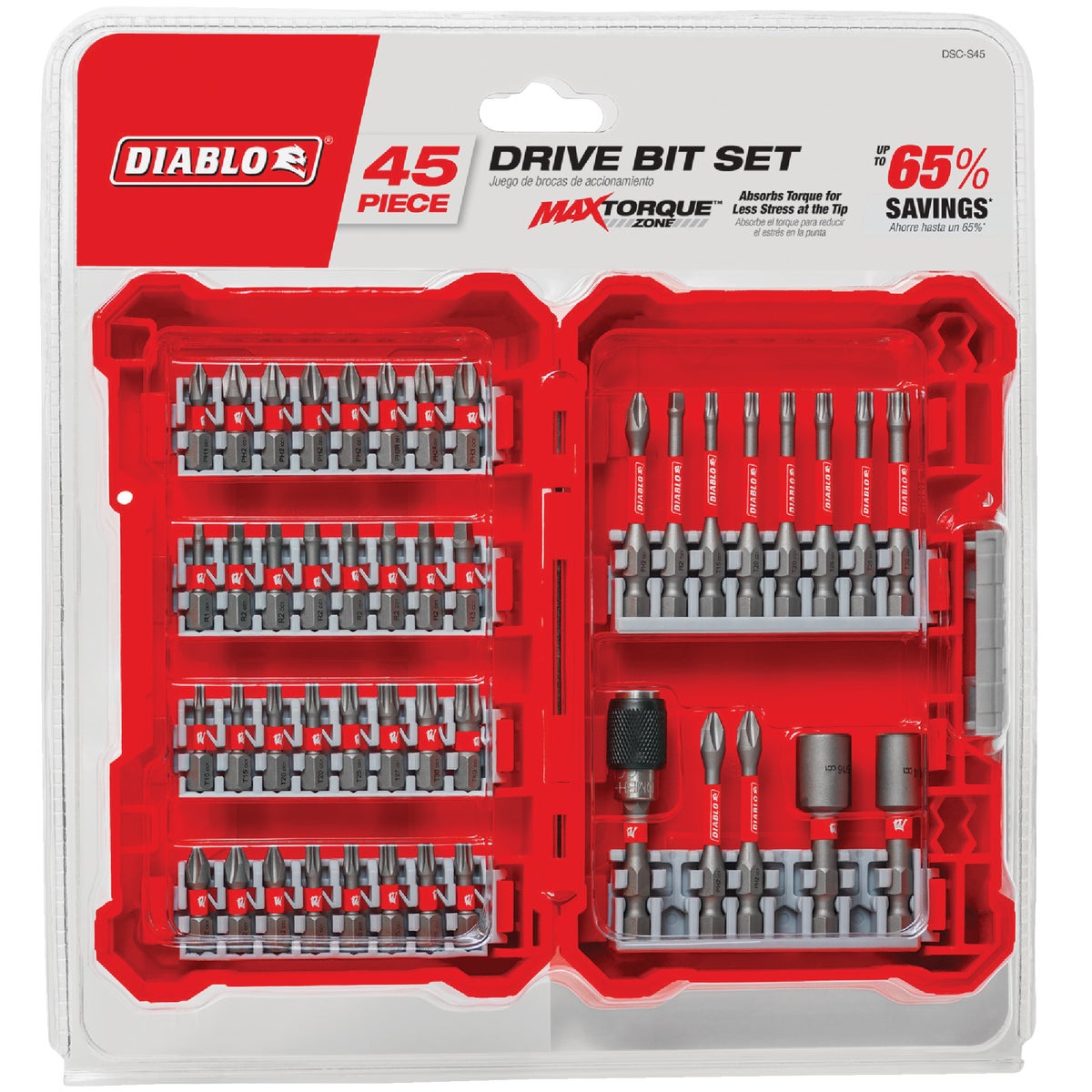 Diablo 45-Piece Impact Screwdriver Bit Set - Anderson Lumber