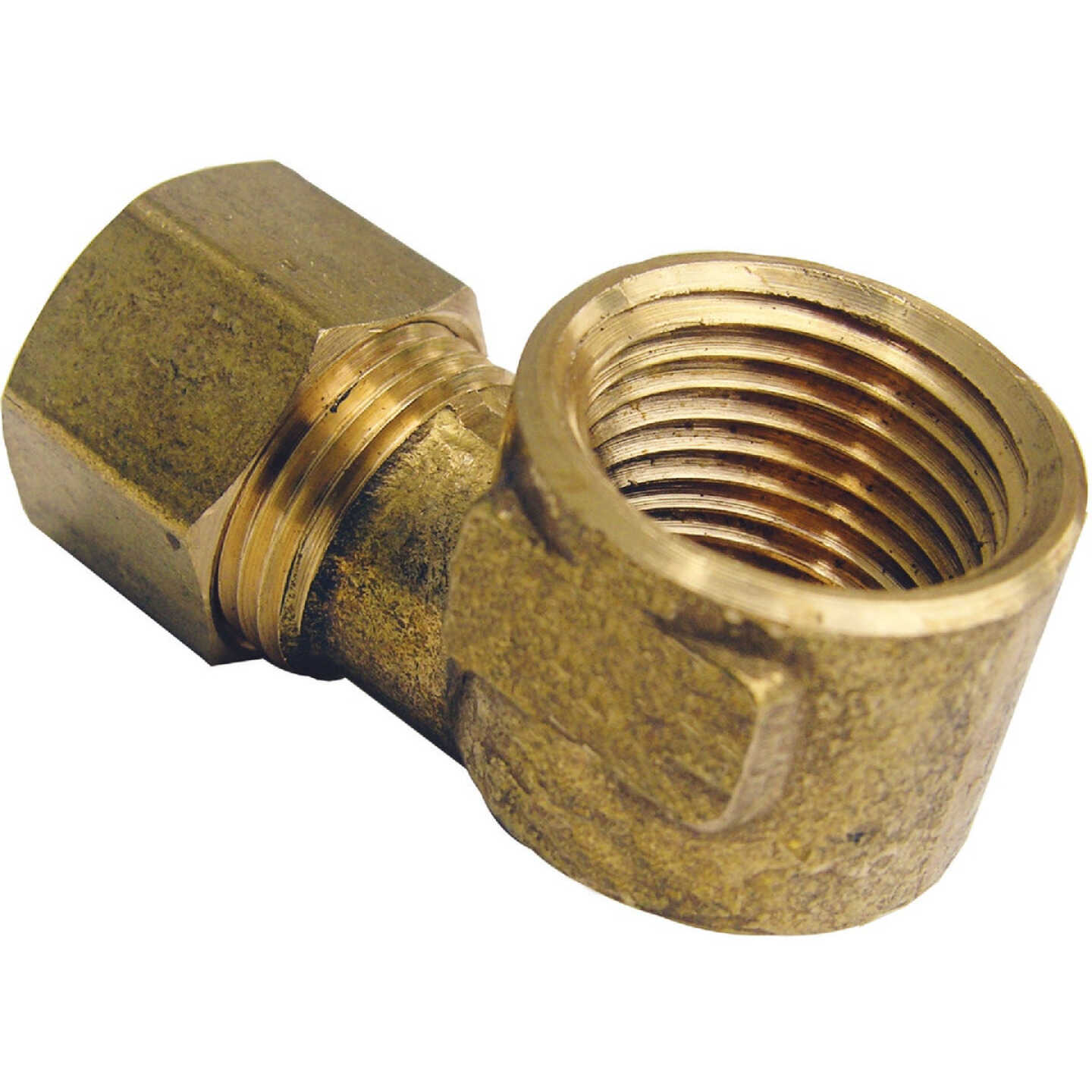 Lasco 3/8 In. C x 1/2 In. FPT 90 Deg. Compression Brass Elbow (1/4 Bend) -  Anderson Lumber