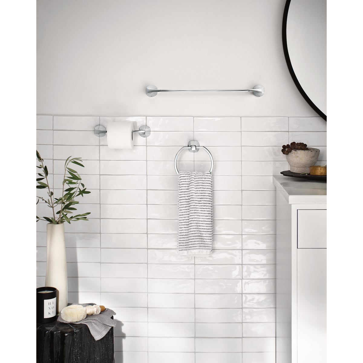 Moen Lindor 3-Piece Bath Hardware Set, Chrome - Anderson Lumber