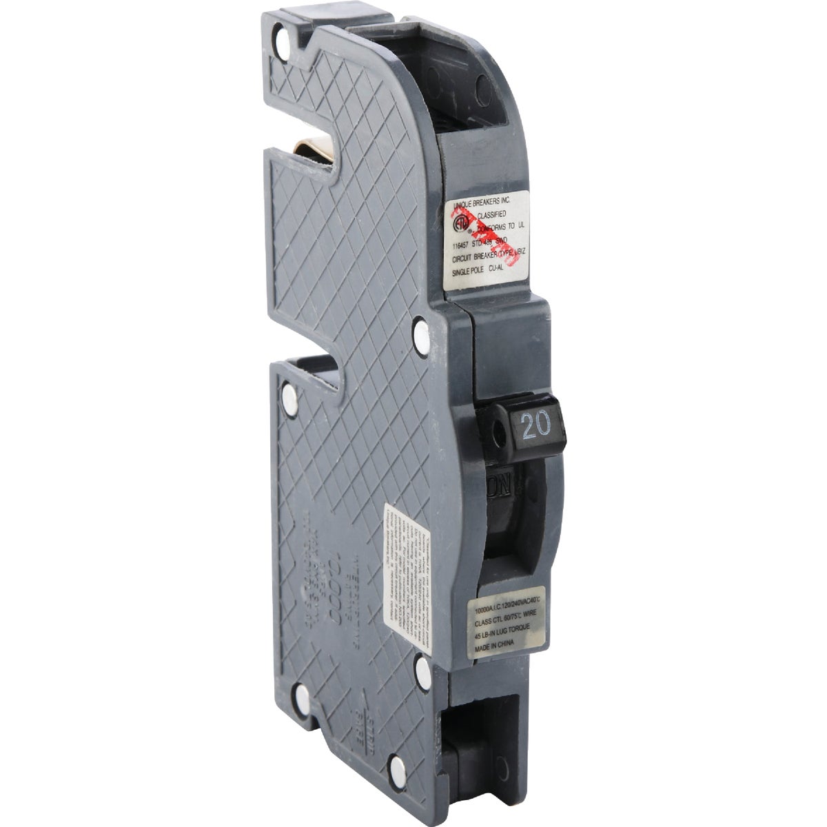 Connecticut Electric 20A Single-Pole Standard Trip Packaged
