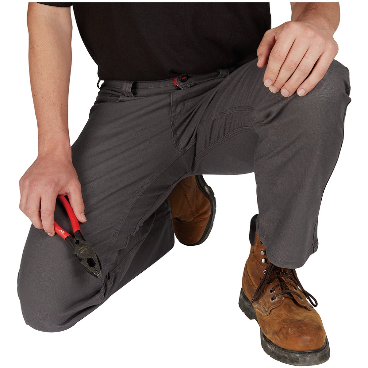 Milwaukee Flex Gray 40 x 34 Heavy-Duty Work Pants - Anderson Lumber