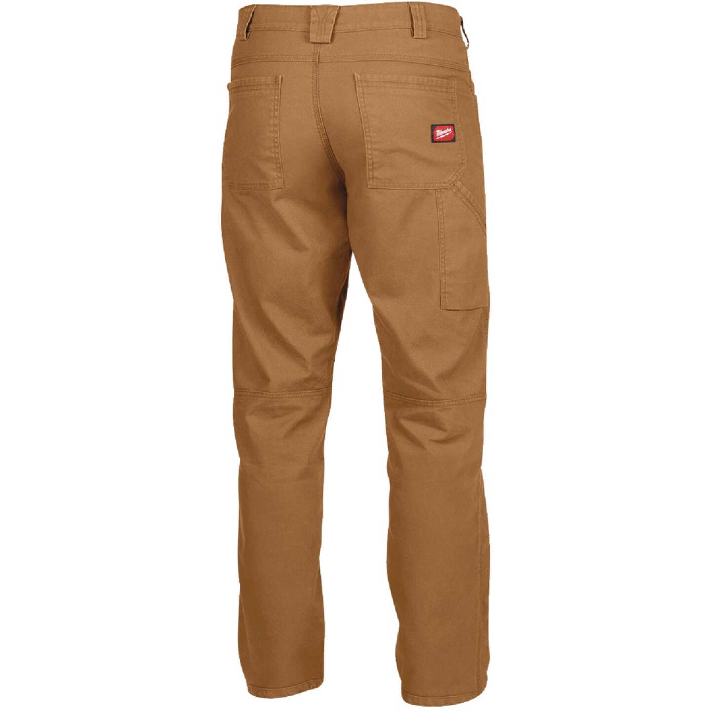Milwaukee Men's 36 in. x 30 in. Khaki Cotton/Polyester/Spandex Flex Work  Pants with 6 Pockets 701K-3630 - The Home Depot