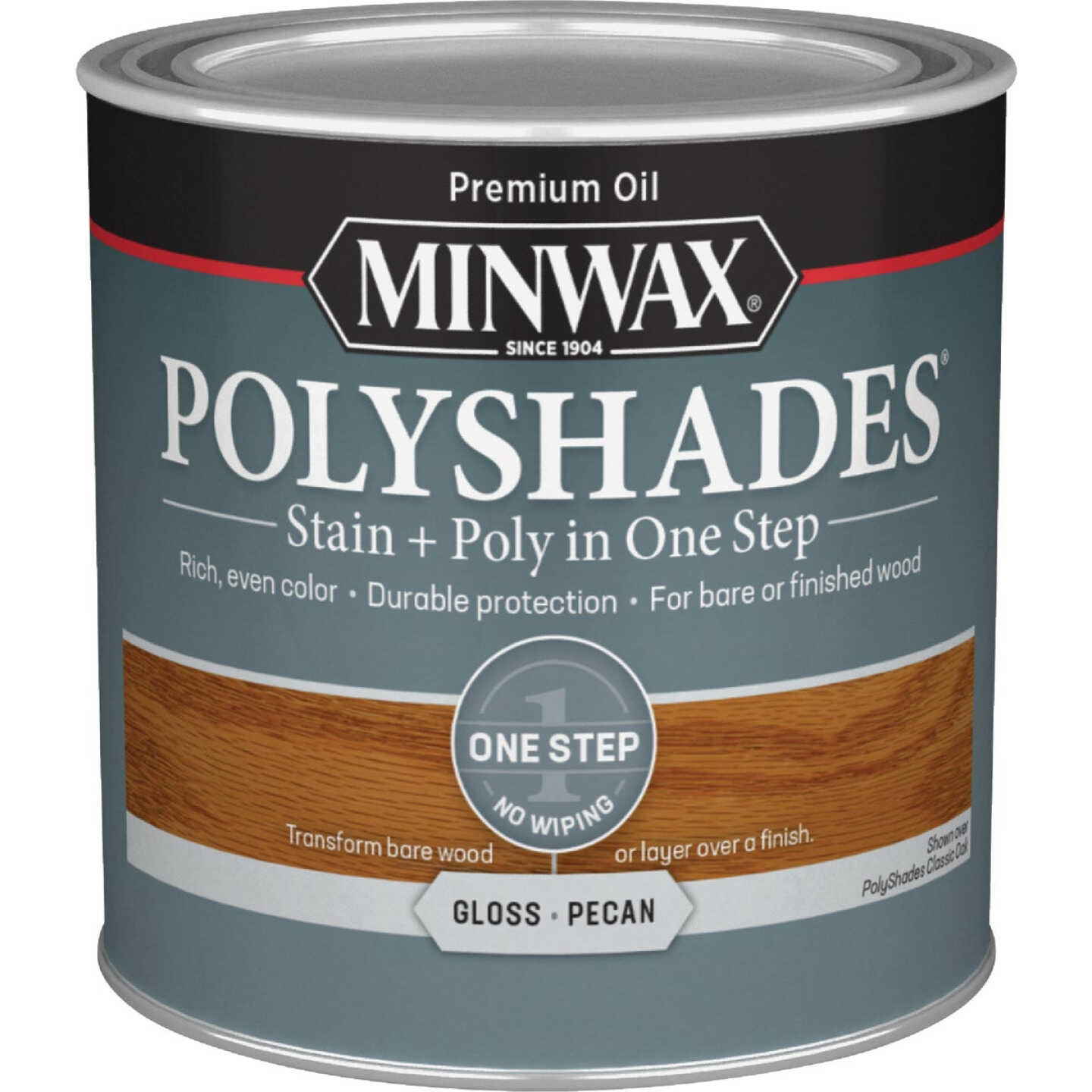 Minwax Polyshades 1/2 Pt. Gloss Stain & Finish Polyurethane In 1