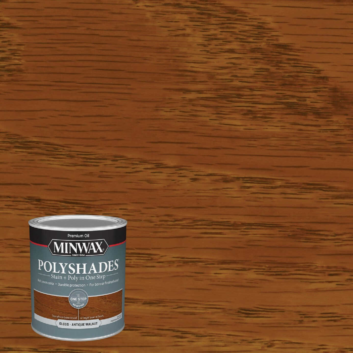 Minwax Polyshades 1/2 Pt. Gloss Stain & Finish Polyurethane In 1