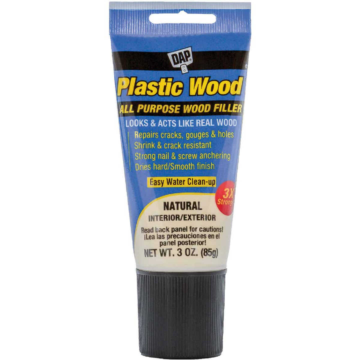DAP Plastic Wood 1.8 Oz. Natural Solvent Professional Wood Filler