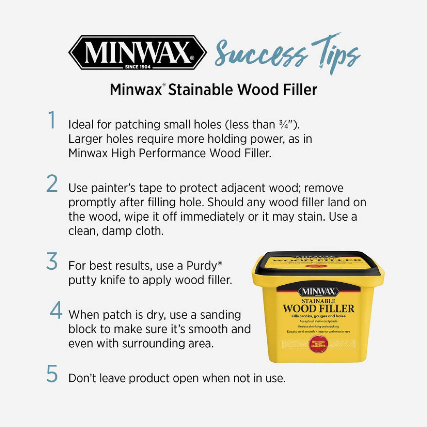 Minwax Stainable Wood Filler 1-oz Natural Wood Filler in the Wood Filler  department at