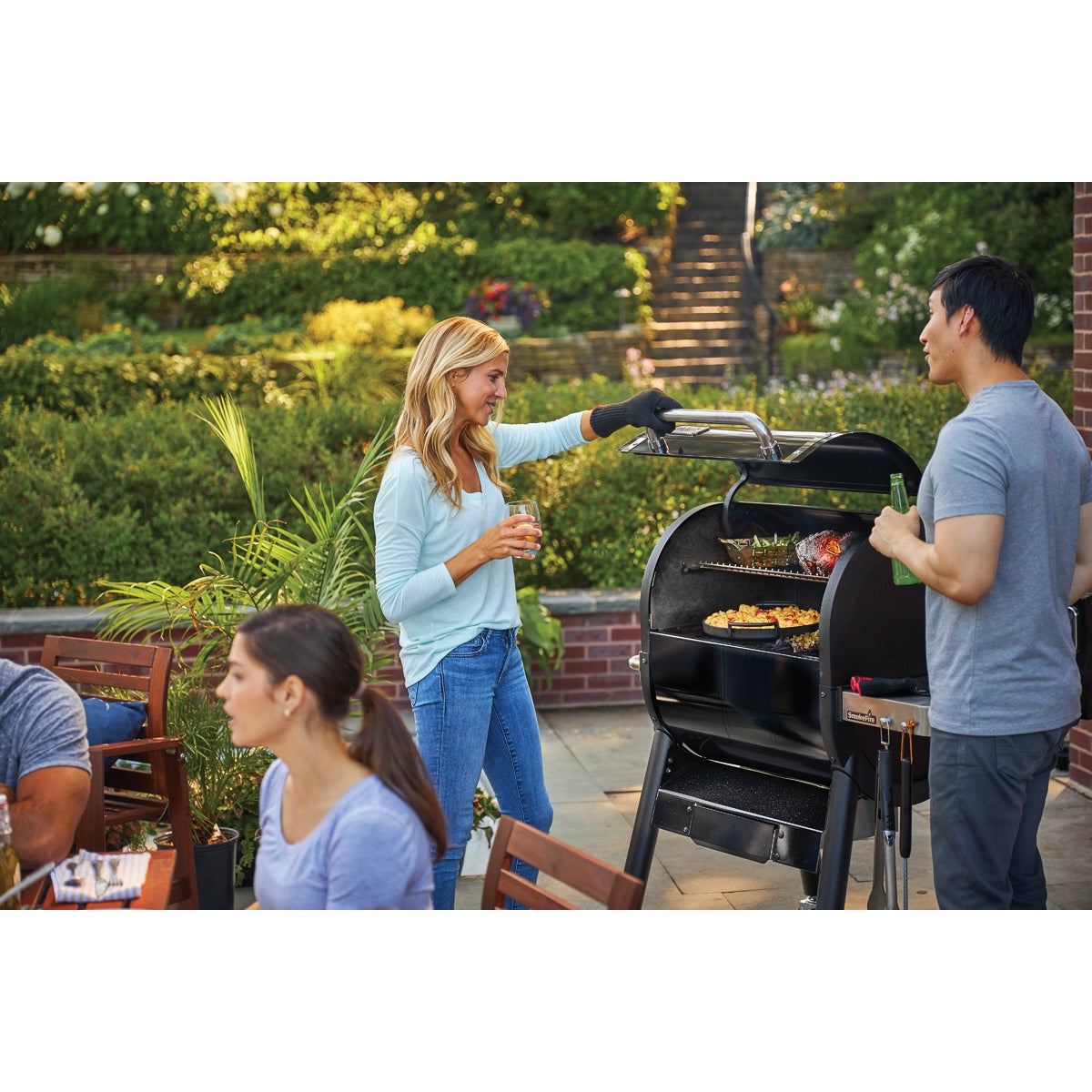 Weber pellet outlet bbq