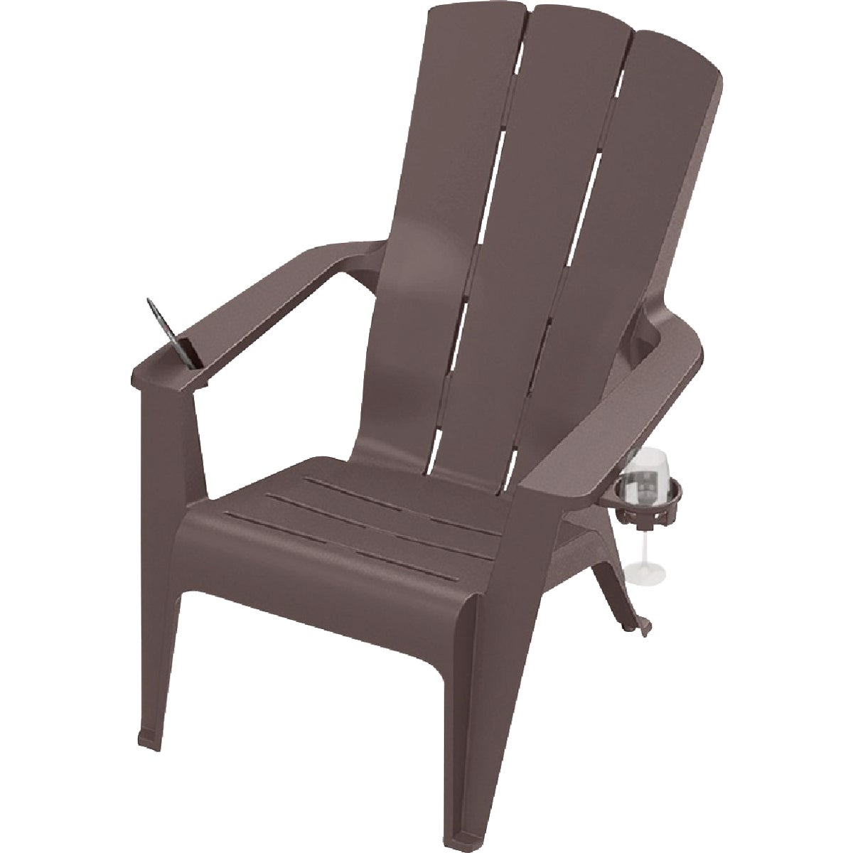 Deluxe realcomfort adirondack discount chair with cup holder